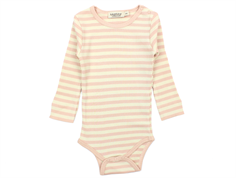 MarMar body modal randig rosa/offwhite